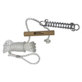 Bush Tracks 6mm Single Guy Rope With Wooden Runner & Spring