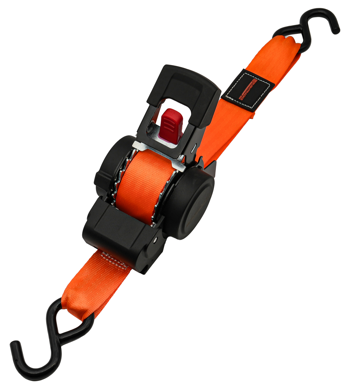 Retractable Automatic Ratchet Tie Downs, 38mm x 4m, 1000kg - 2 pack