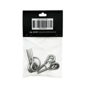 Bush Tracks Double Ring & Pin Set (2 Pack) Silver