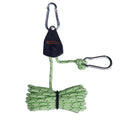 Glow In the Dark 4m Rope Ratchet Tie Downs with Carabiners - 4 Pack