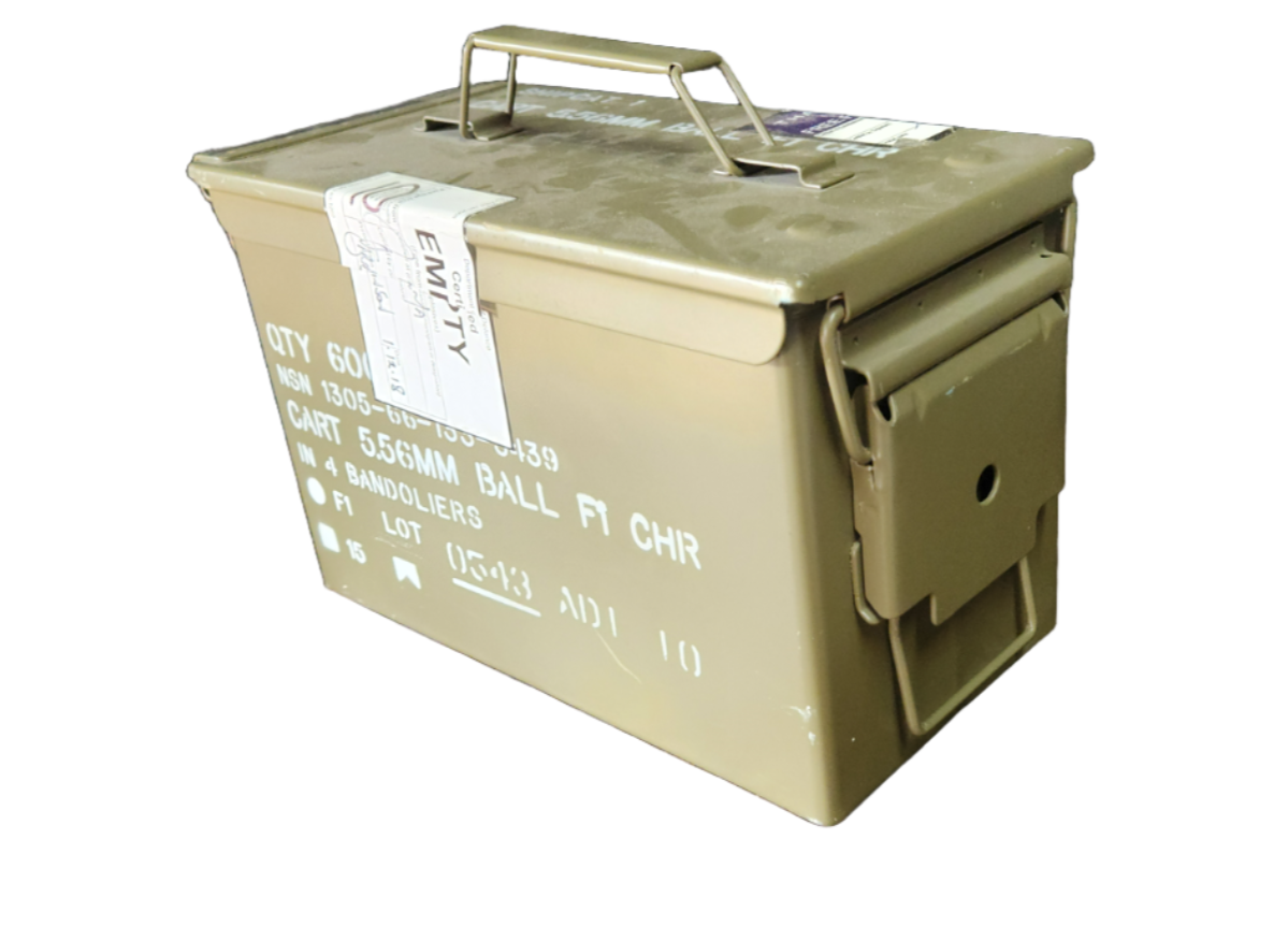 Steel 50 Cal Ammo Storage Box