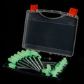 Glow In The Dark Screw in Tent Peg 16-Piece Set