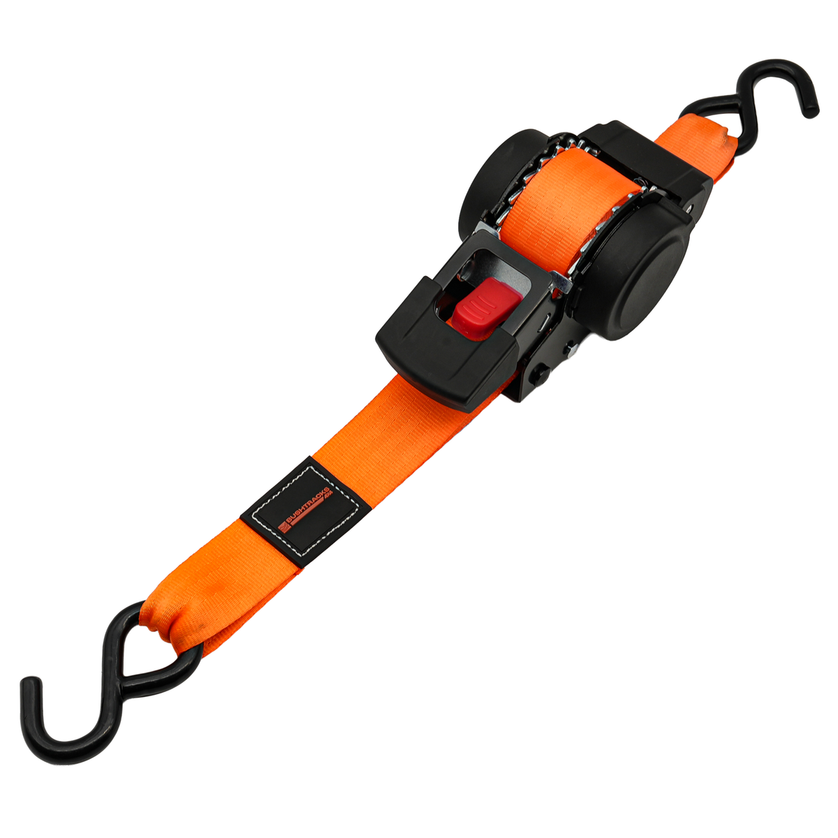 Retractable Automatic Ratchet Tie Downs, 38mm x 4m, 1000kg - 2 pack
